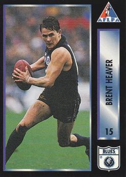 1994 Dynamic AFLPA #15 Brent Heaver Front